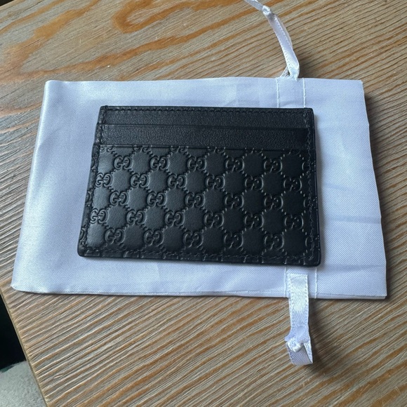 Gucci Micro Guccissima black leather card holder - Picture 10 of 10